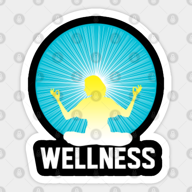 Wellness fitness yoga lifestyle health - Fitness Lover - Sticker ...